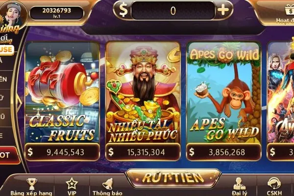 Slot game và Bắn cá EV88